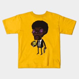 Samuel Jackson before Coffee Kids T-Shirt